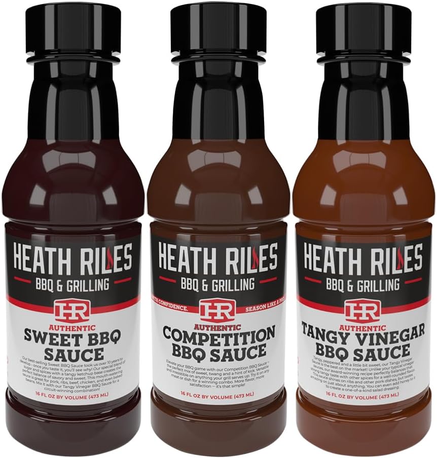 Heath Riles BBQ Sauce Trio Bundle