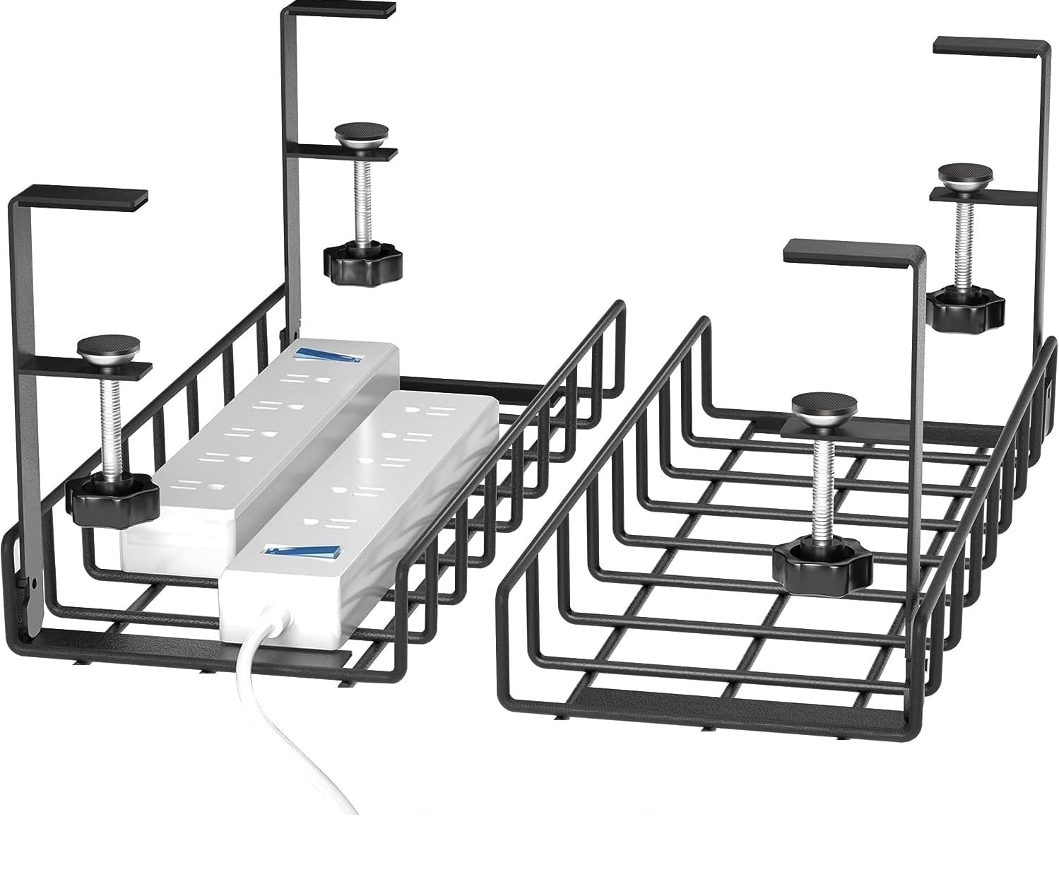 See full amazon price history chart for Under Desk Cable Management Tray 2 Pack Wire Management No Drill No Screws, Cable Tray with Clamp for Desk Wire Management, Computer Cable Rack for Office, Home - No Damage to Desk (Black) Under Desk Cable Management Tray 2 Pack Wire Management No Drill No Screws, Cable Tray with Clamp for Desk Wire Management, Computer Cable Rack for Office, Home - No Damage to Desk (Black) (B0CP8X46LC) Amazon Price History, Amazon Price Tracker