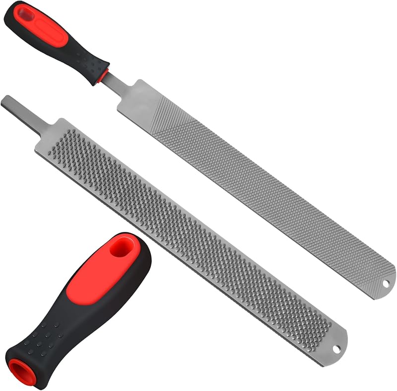 Raspador para Cascos de Cavalos em Aço Carbono com Cabo Gisafai 45,72 cm, Pacote com 2