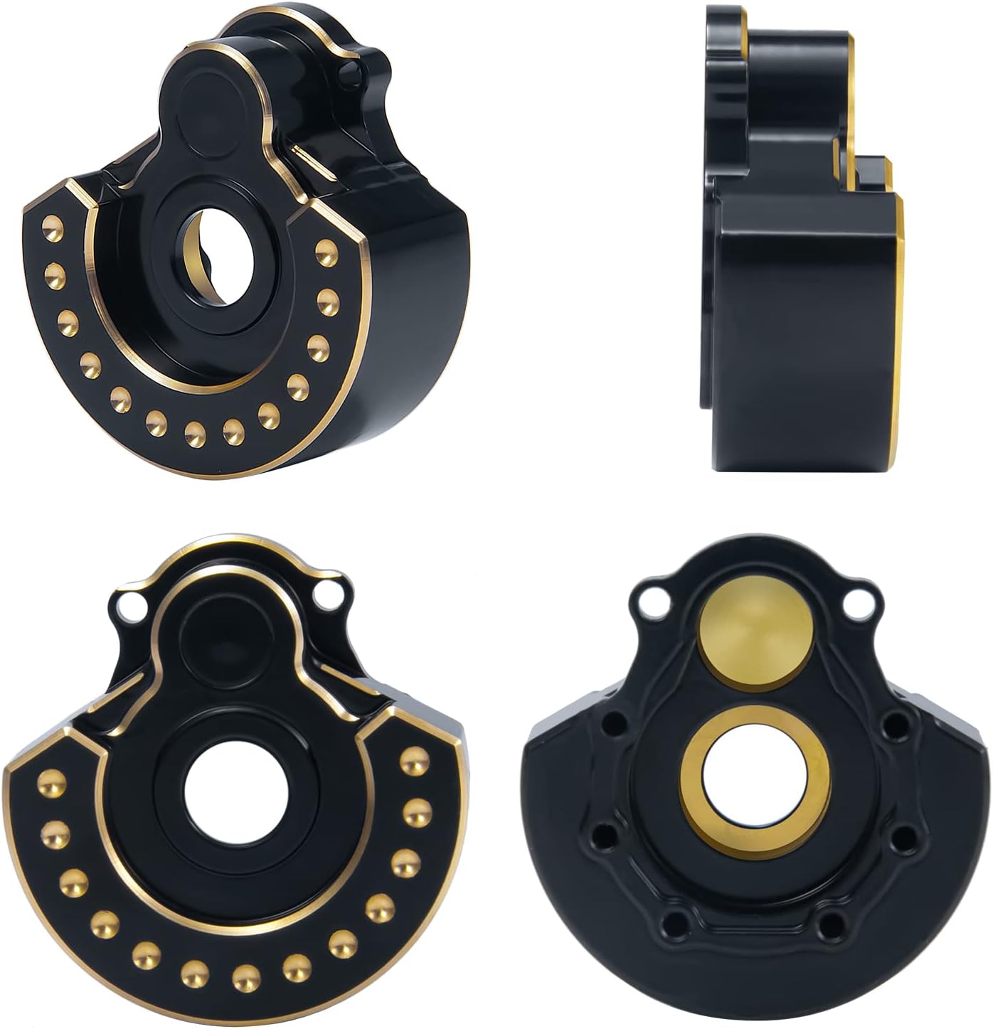 4PCS Heavy Duty Brass Counterweight for TRX4 TRX6 1:10 RC Rock Crawler Car