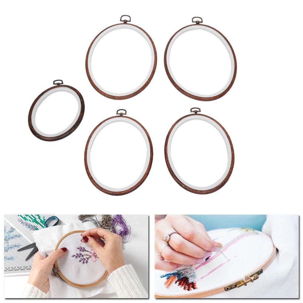 Cerchi per Ricamo Punto Croce | Set Strumenti Cucito Regolabili DIY