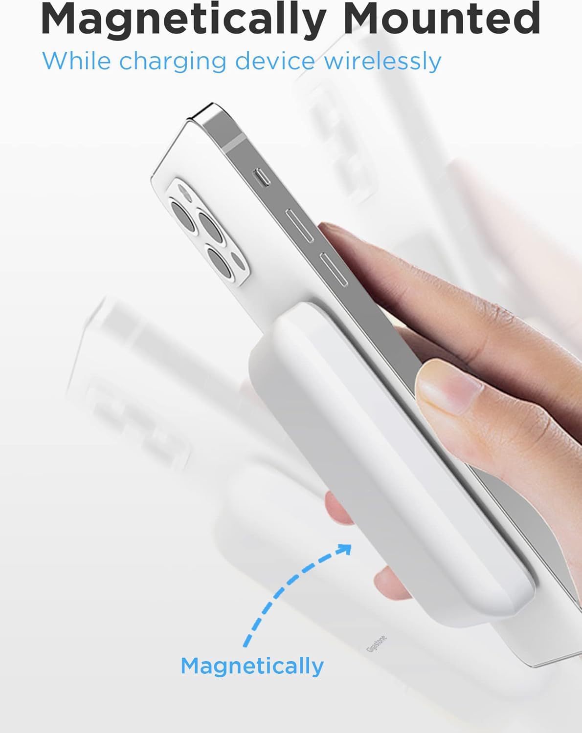 Power Bank, Caricabatterie Portatile Wireless Magnetico 10000mAh, Inalámbricos Batteria Esterna Compatibile con iPhone 12 13 14 15 16 17 Pro Max/Pro/Air/Mini/Plus