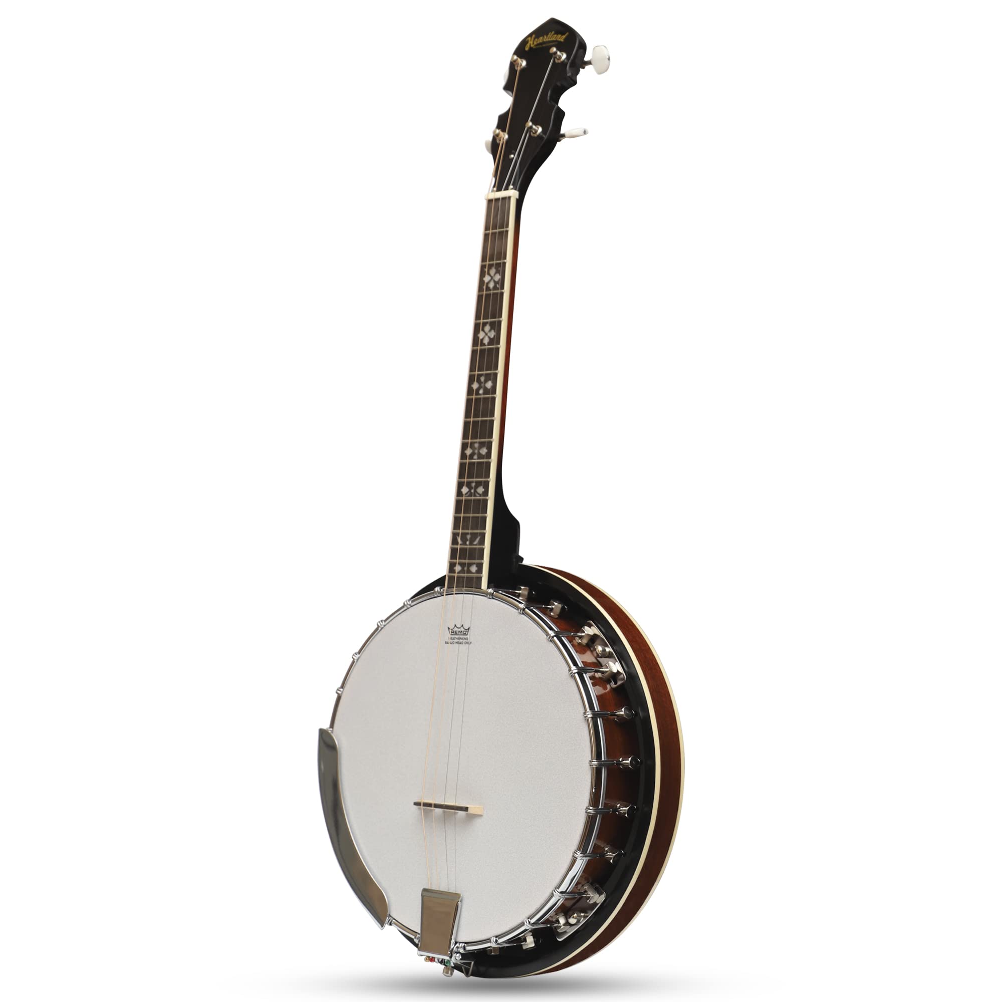 Heartland 4 Corde 17 Fret Irish Tenore Banjo Player Series con Chiusura Solida Schiena Solida Finitura Sunburst