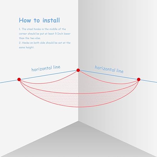 Miniatura 8 de LXUNYI Red o hamaca para animales de peluche, hamaca de red de juguetes, red de juguetes de malla extra grande, gigante para bebés, niños y niños,