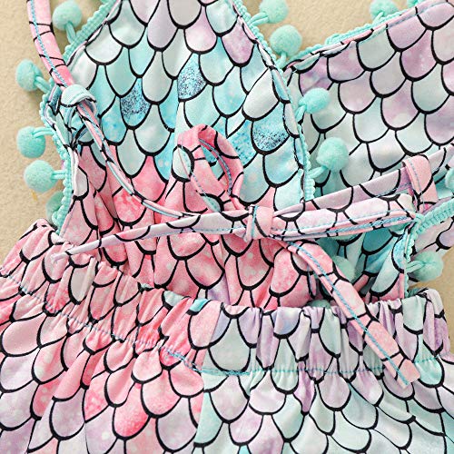 MAHUAOYIXI Neonate Bambine Pagliaccetto Senza