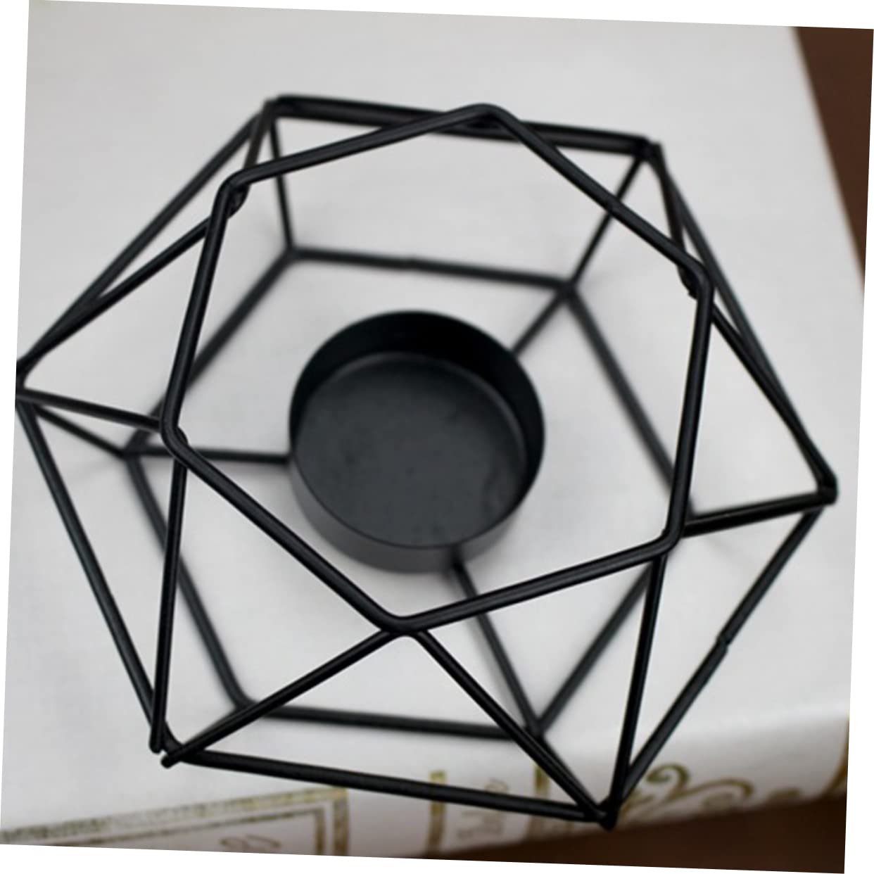 Yardenfun Candlesticks Black Wedding Decorations Home Accents Decor Wedding Table Decor Wedding Decorations for Tables Table Decorations Candle Holders Black Candle Holder Household Decorate