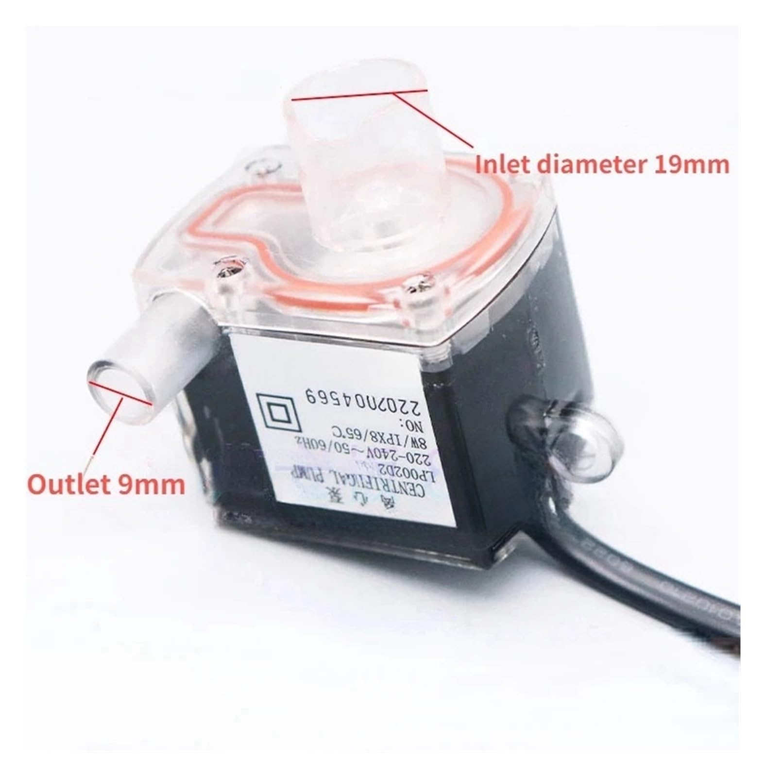 Pompe Centrifuge 8 W IPX8 LP002D2 Pour Lave-vaisselle, Compatible Avec