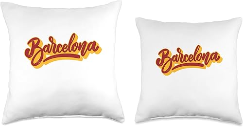 Miniatura 3 de Barca Catalonia Gifts Retro Espana Gifts-Barcelona Catalonia Apparel - Almohada de 16 x 16 pulgadas, multicolor