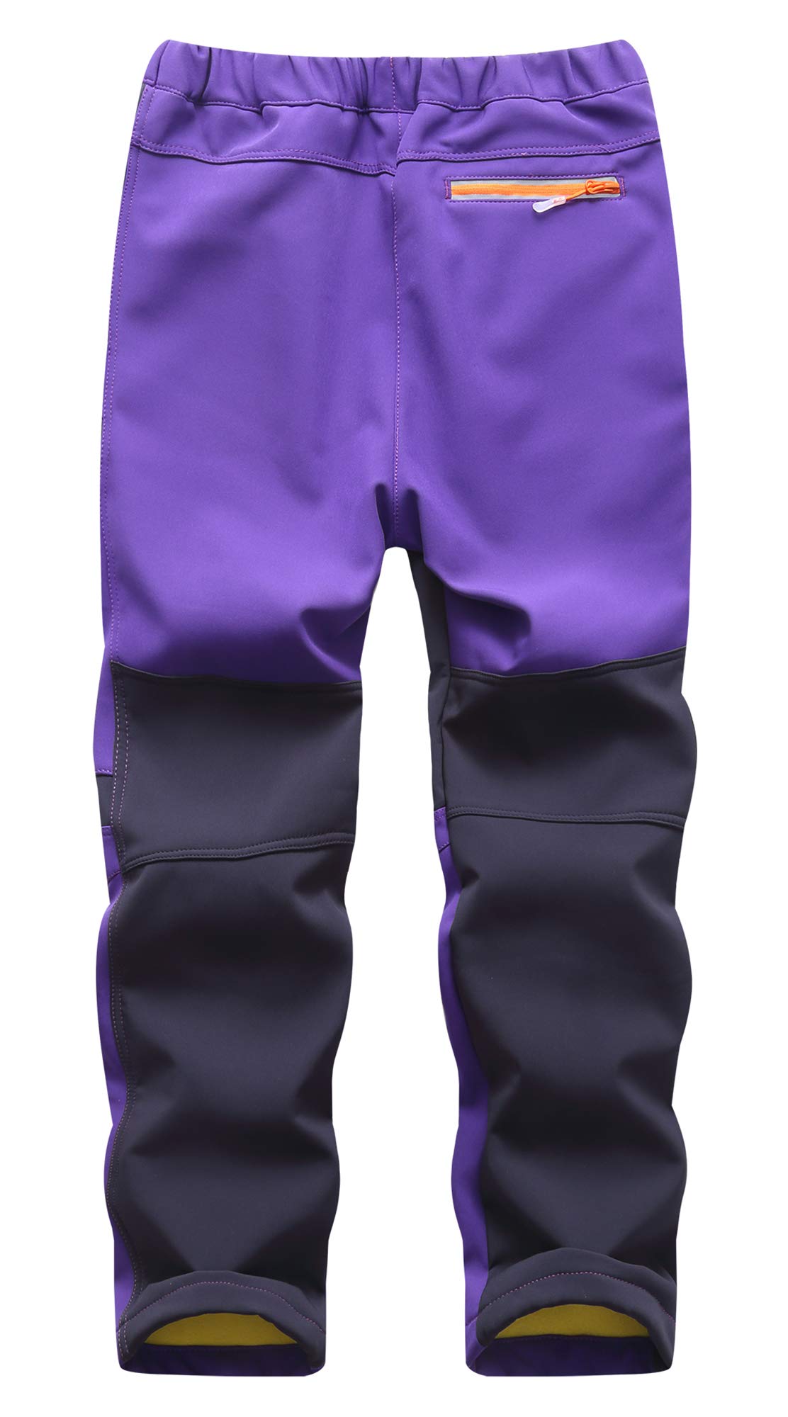 Dziecięce spodnie softshellowe z podszewką, wiatroszczelne, wodoodporne, oddychające, ciepłe spodnie narciarskie z odblaskowymi paskami, dla chłopców i dziewczynek