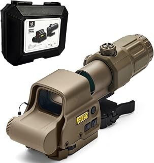 558 Holographic Sights 3X Magnifier Combo,558 Red Dot Holographic Reflex Sight and G33 Magnifier Combo. - Rokilacen