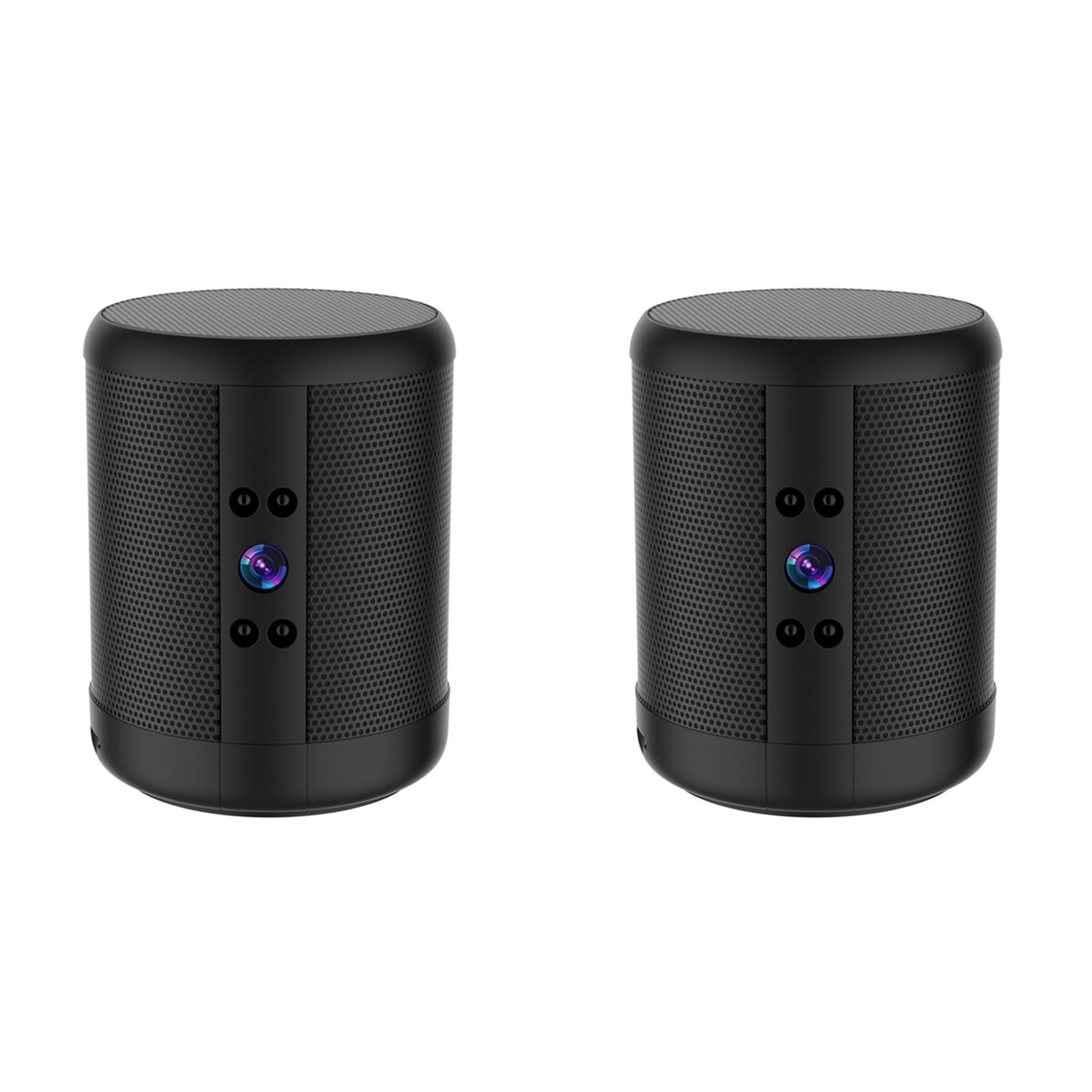 Jnchdghwa Black 2X Smart Surveillance Wireless Camera Wifi Wide Angle High Definition Night Vision Home Remote Network Monitoring