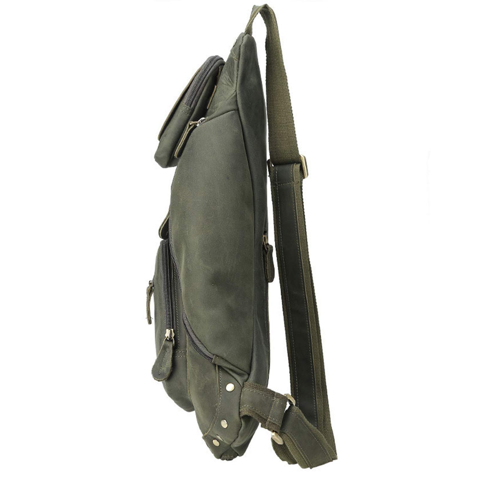 REETEE Rugzak met één schouder, waterdicht, voor heren en dames, schoudertas, kleine borsttas, crossbody tas voor sport, trekking, fietsen en reizen, Blauw