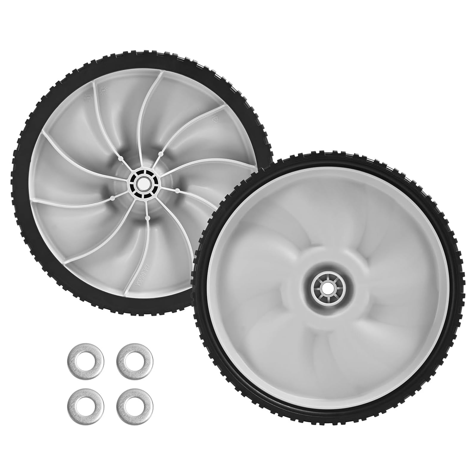 Photo 1 of Sutmorly 11" Rear Lawn Mower Wheels (2 Pack)