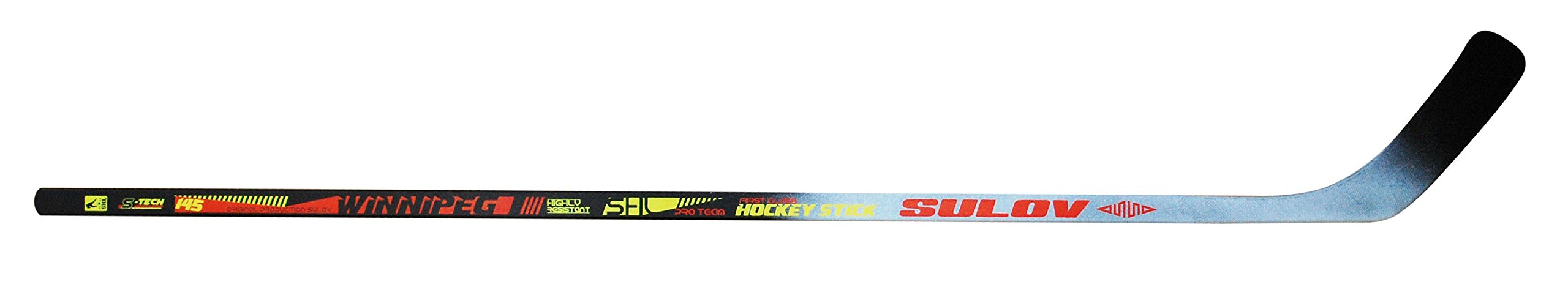 Raquette de Hockey sur Glace pour Adulte Winnipeg Droite Courbe, Noir, 145 cm, hokejsul145p