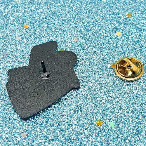 Image of Cute Cat Tea Bag Pin - Fun Series | Premium Enamel Pin - Statement Lapel Pin - Plated Badge for Clothing, Bags, Hats, Jackets, and Lanyards