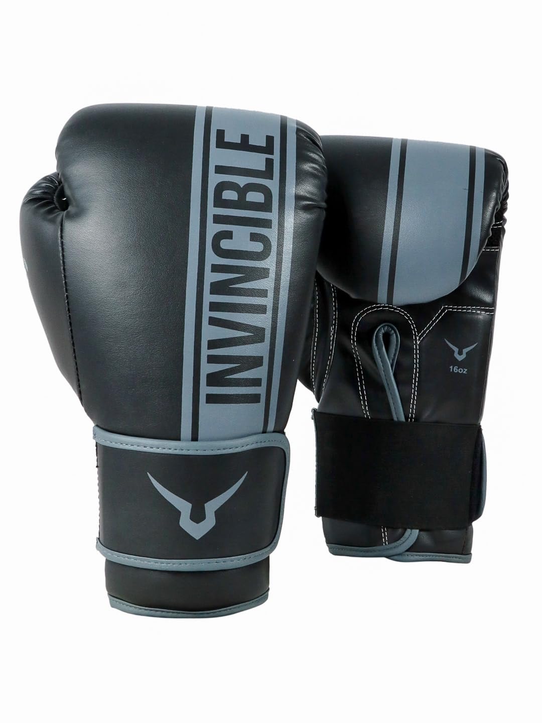 Invincible Tejas Fitness Training Synthetic Leather Boxing Gloves for Men & Women (Black-Grey, 12 OZ) (B07SCL7MQ6) Amazon Price History, Amazon Price Tracker