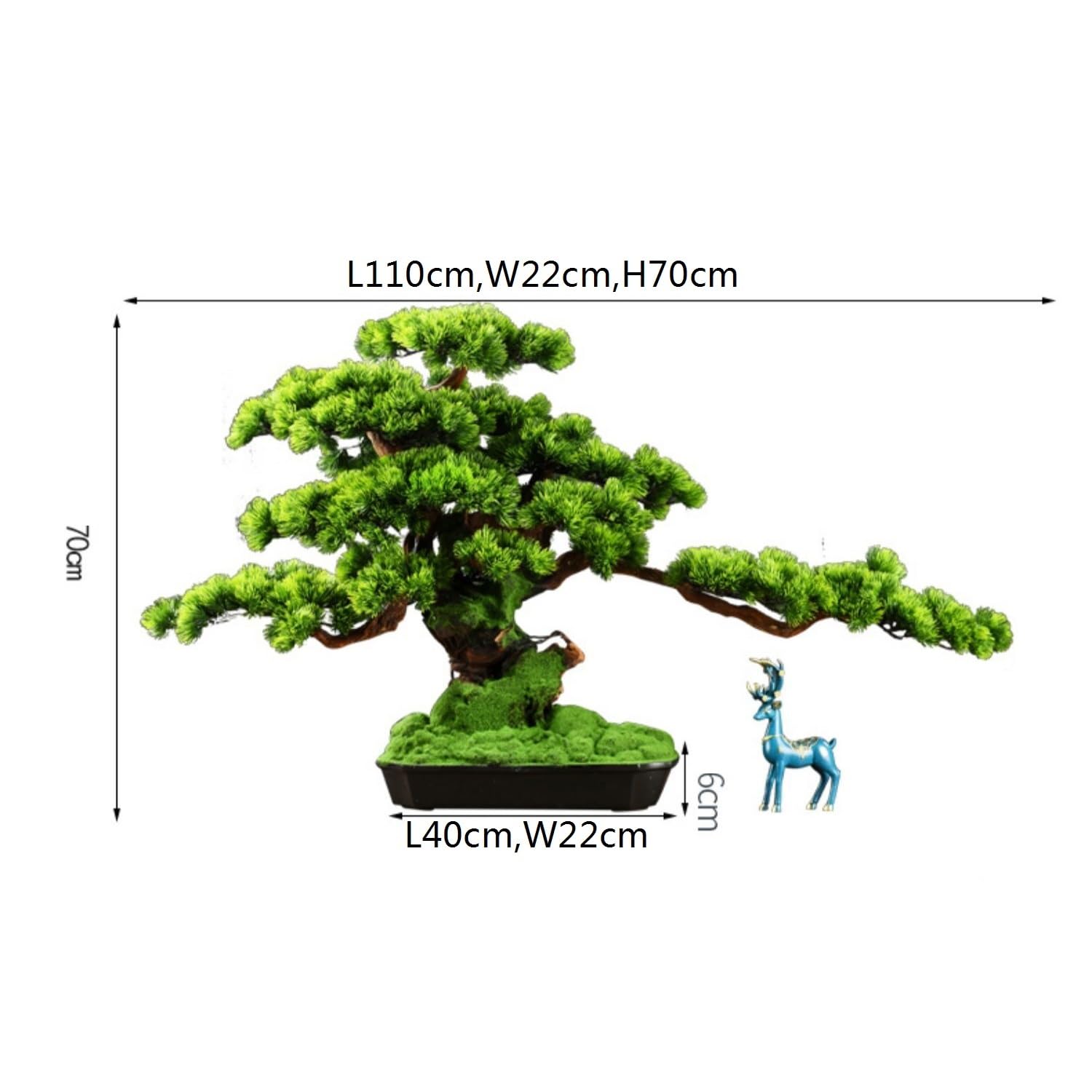 Sztuczne drzewko bonsai z doniczkami sztuczne rośliny dekoracyjne ozdoby do salonu przy wejściu do hotelu