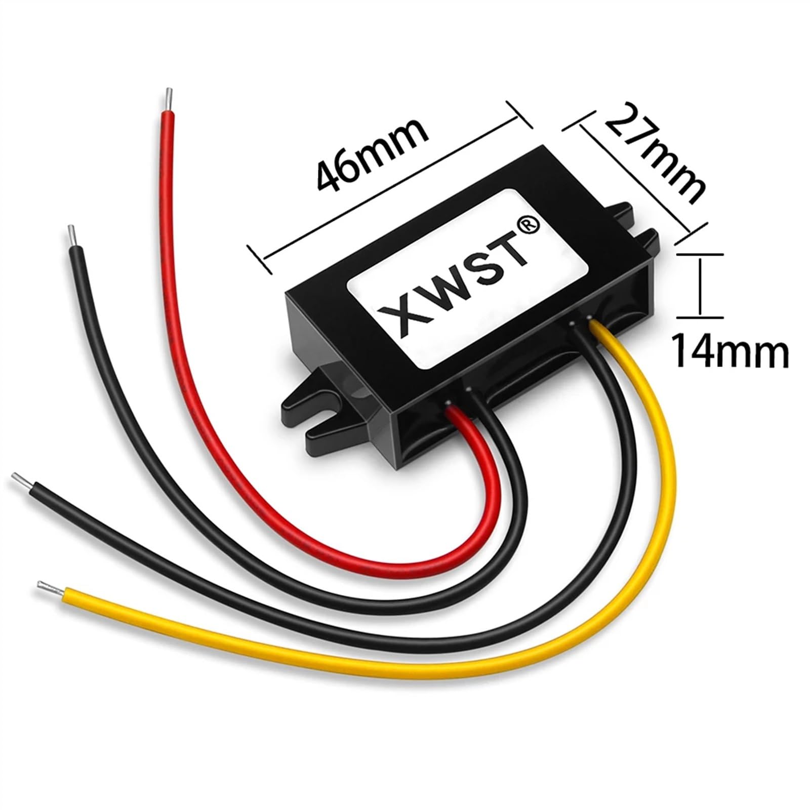 Konwerter DC DC 24 V 36 V 48 V 60 V 72 V 80 V 85 V do 12 V 1-6 A moduł zasilania 12 V napięcie (1 A ABS S)