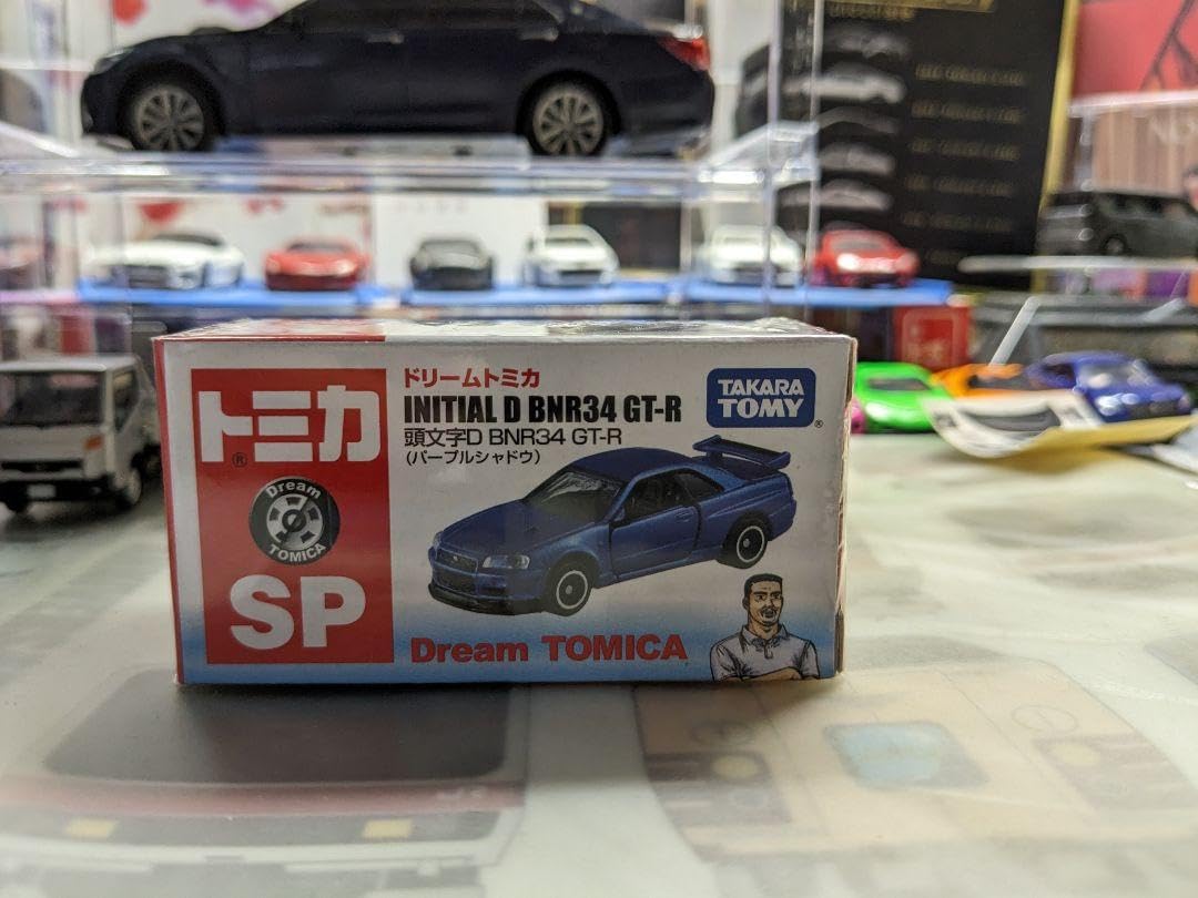 ドリームトミカ 頭文字D BNR34 GT-R (パープルシャドウ) ドリームトミカ 頭文字D BNR34 GT-R (パープルシャドウ) ※セブン