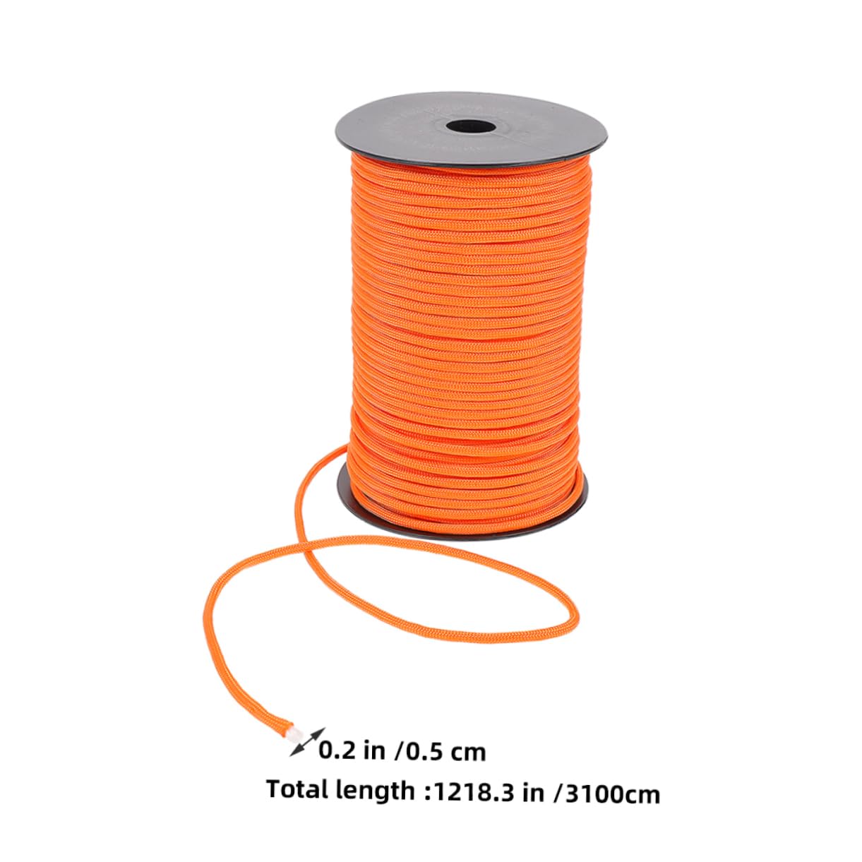 SEWACC 31m Cord Camping Ropes for Tent Tarp Bungee Cords Outdoor Reflective Windproof Reinforced Material