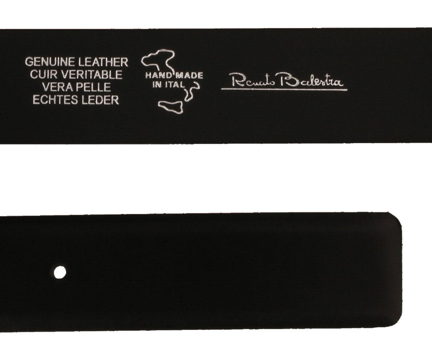 Renato Balestra ADOLFO T.MORO Dark Brown Adjustable Leather Mens Belt-Size:44 for mens