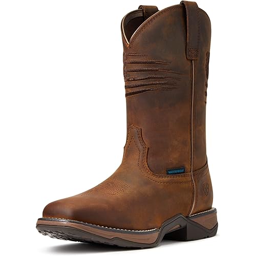 Ariat womens Anthem Patriot Waterproof Western Boot