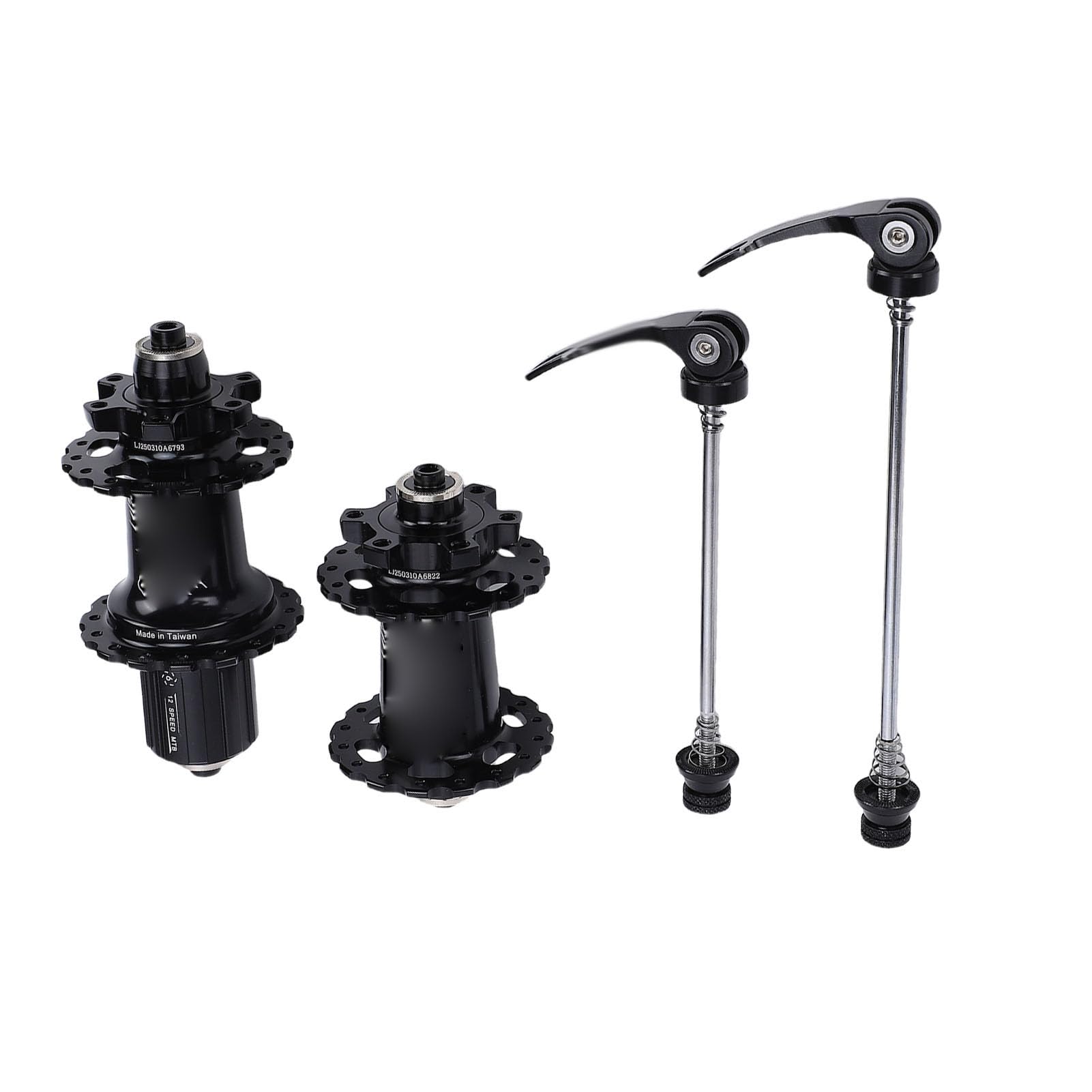 Generic Piasta Roweru Górskiego ze Stopu Aluminium 6 Zapadek 32 Otwory 6 śrub Hamulec Tarczowy Szybkozamykacz HG Piasta Rowerowa dla Wszystkich Rowerzystów