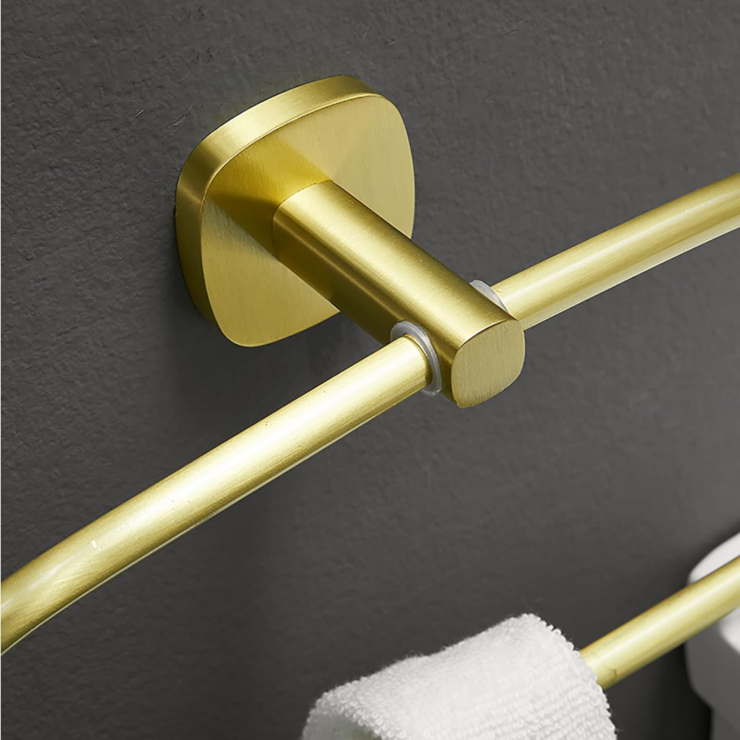 Towel Ring Towel Rail Space Aluminum Towel Rack Wall Mounted Towel Holder Storage Rack for Bathroom, Kitchen, Toilet