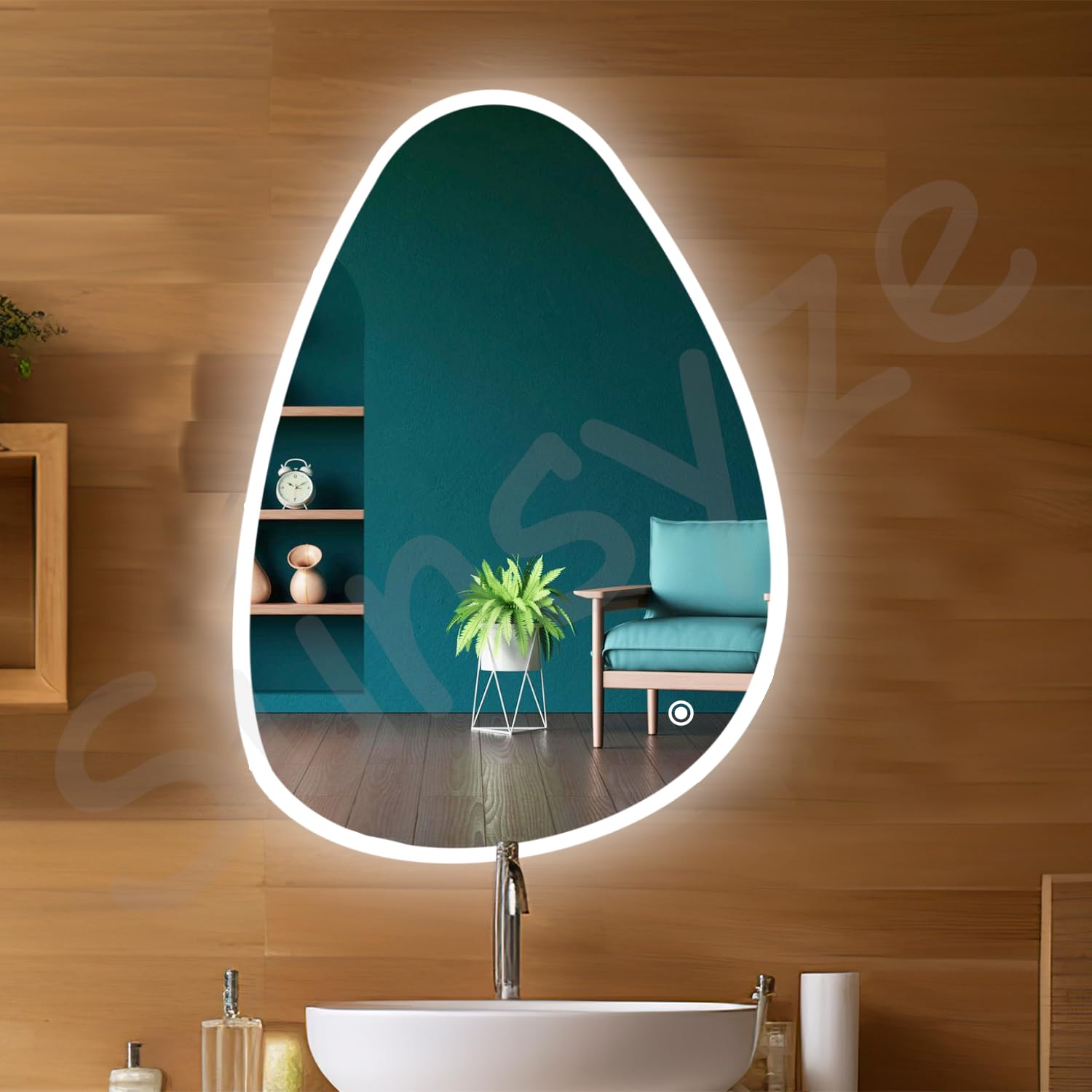 High quality LED mirror for modern bathrooms