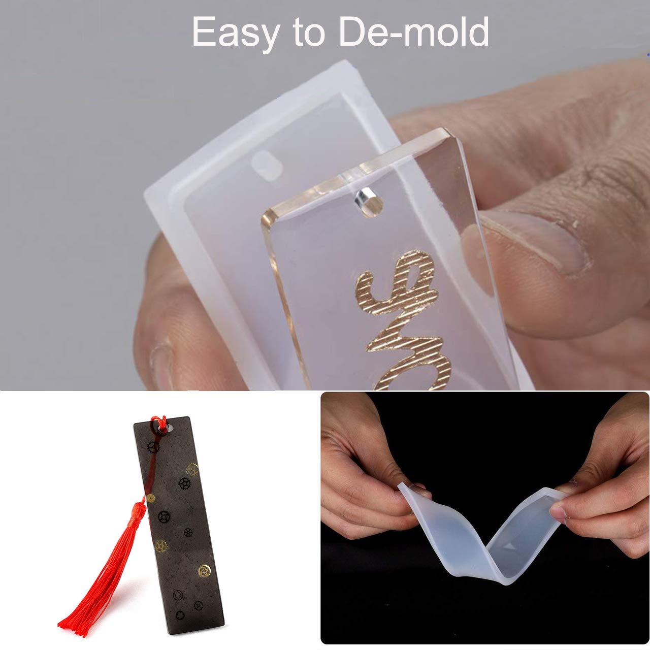 Set Van 5 Siliconen Vormen Pennen Gietvormen Penvorm Epoxyhars Sieraden Mal Kit Hars Cilinder Bladwijzer Vorm Voor Doe Het Zelf Pen Knutselen 601361358