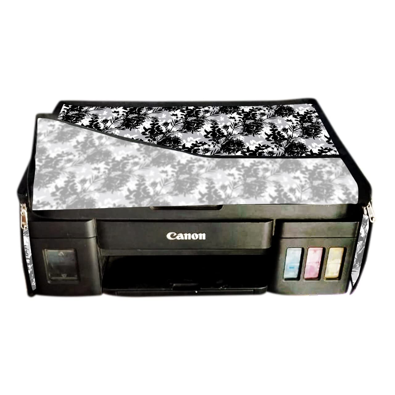 HomeStore-YEP Printer Cover Compatible for Canon Pixma G2010 / G2020 All-in-One Ink Tank Colour Printer with Zipper for Dust Protection ( Black Color) (B0BN9NNM1D) Amazon Price History, Amazon Price Tracker