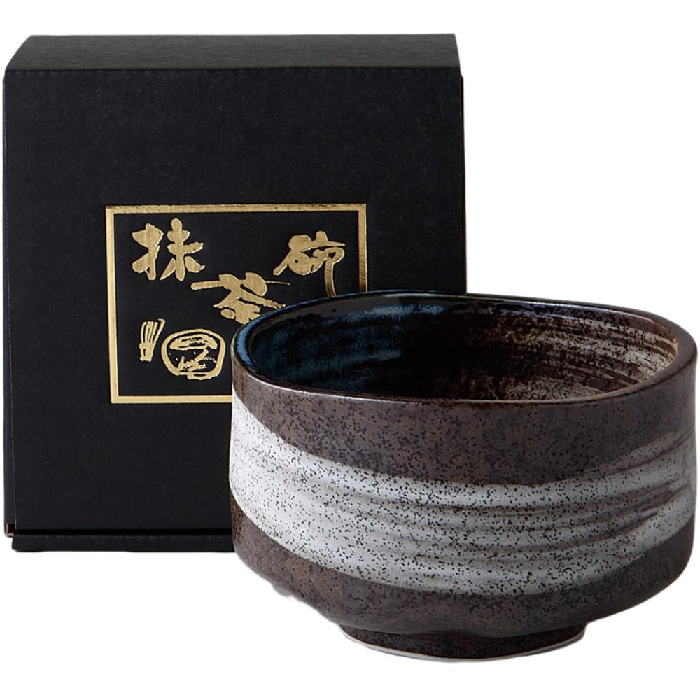 Mino Ware Matcha Bowl Chawan 4.7in Porcelain Tea Ceremony Made in Japan