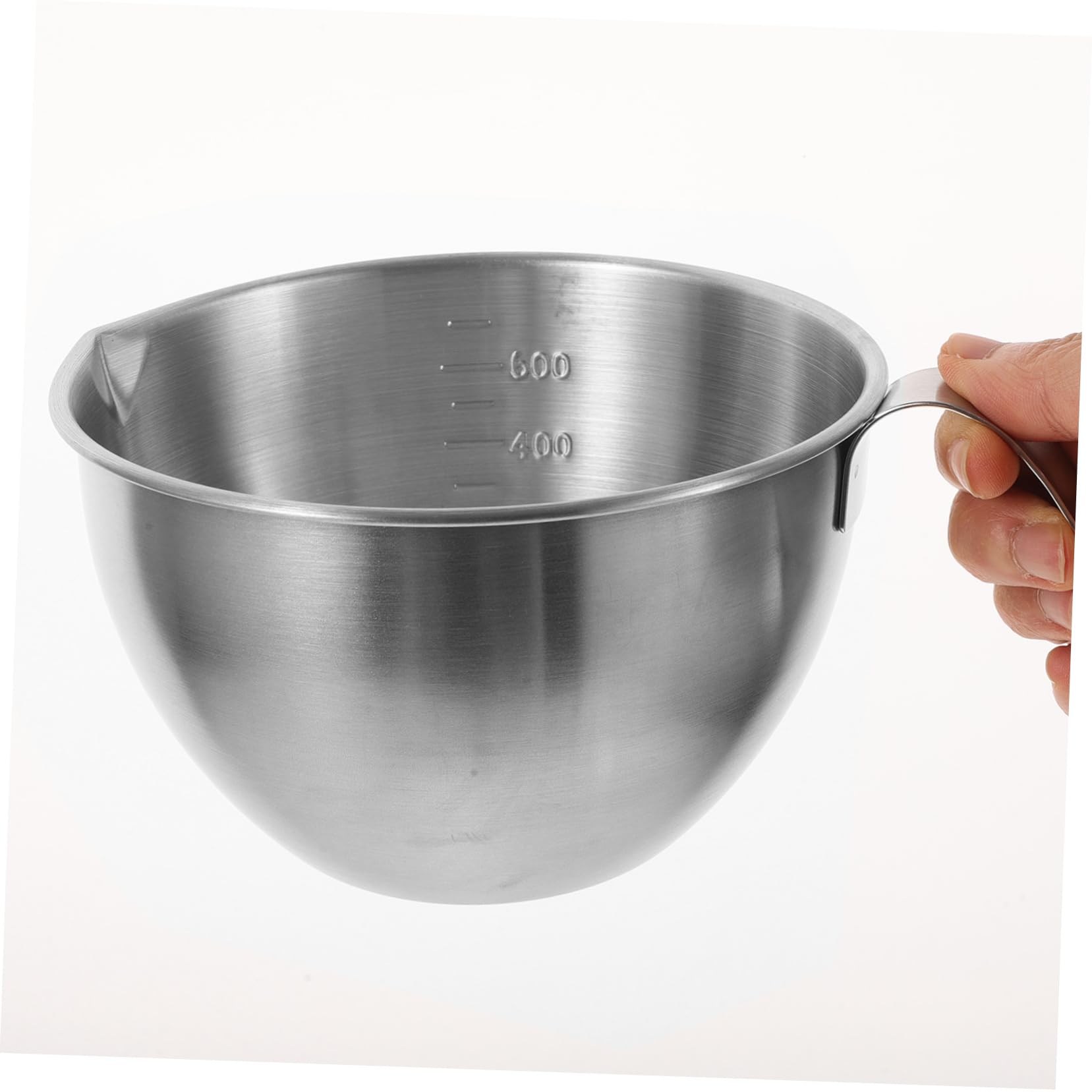 PRETYZOOM 5piezas Tazón De Inoxidable Con y Cuenco Para Cocinar Hornear y Preparar Alimentos