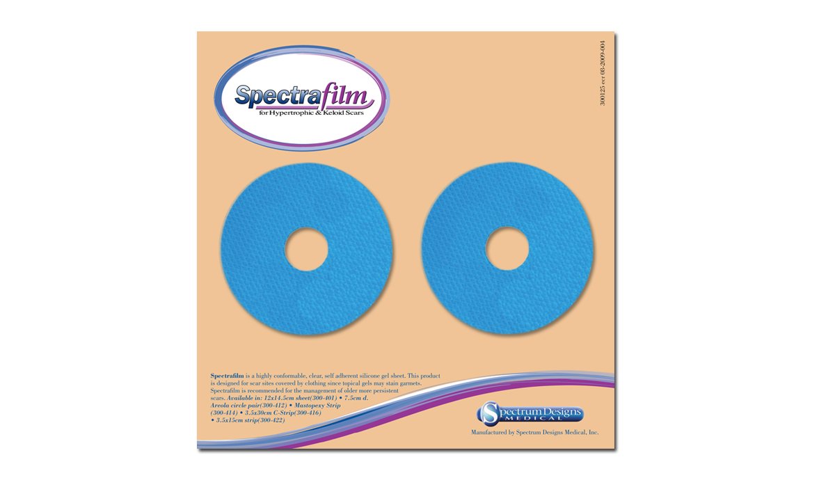 Silicone Gel Sheeting - Areola Circles - 7.5cm(3in) Diameter