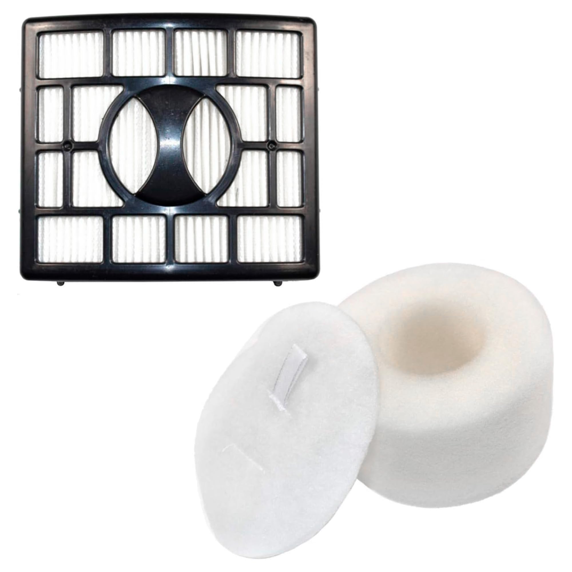 HQRP Kit filtro in schiuma e feltro compatibile con Shark serie XFF680 NV680 NV680UK NV800 NV800UK AX910 AZ910