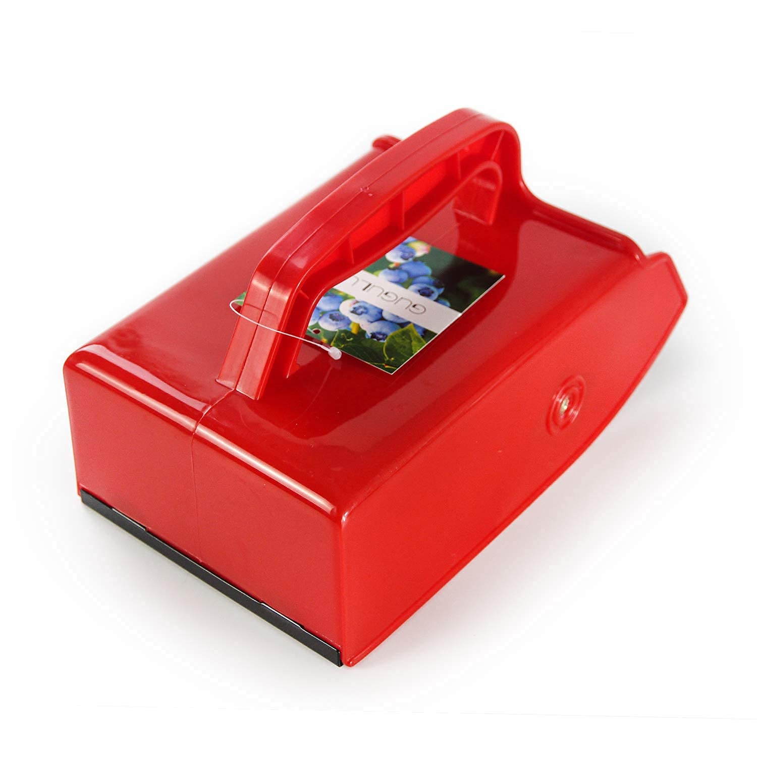 GUGULUZA Raccoglitore Bacche Attrezzo per Frutti Piccoli,Raccoglitore Mirtilli, Berry Picker 24 x 14 cm (Rosso)
