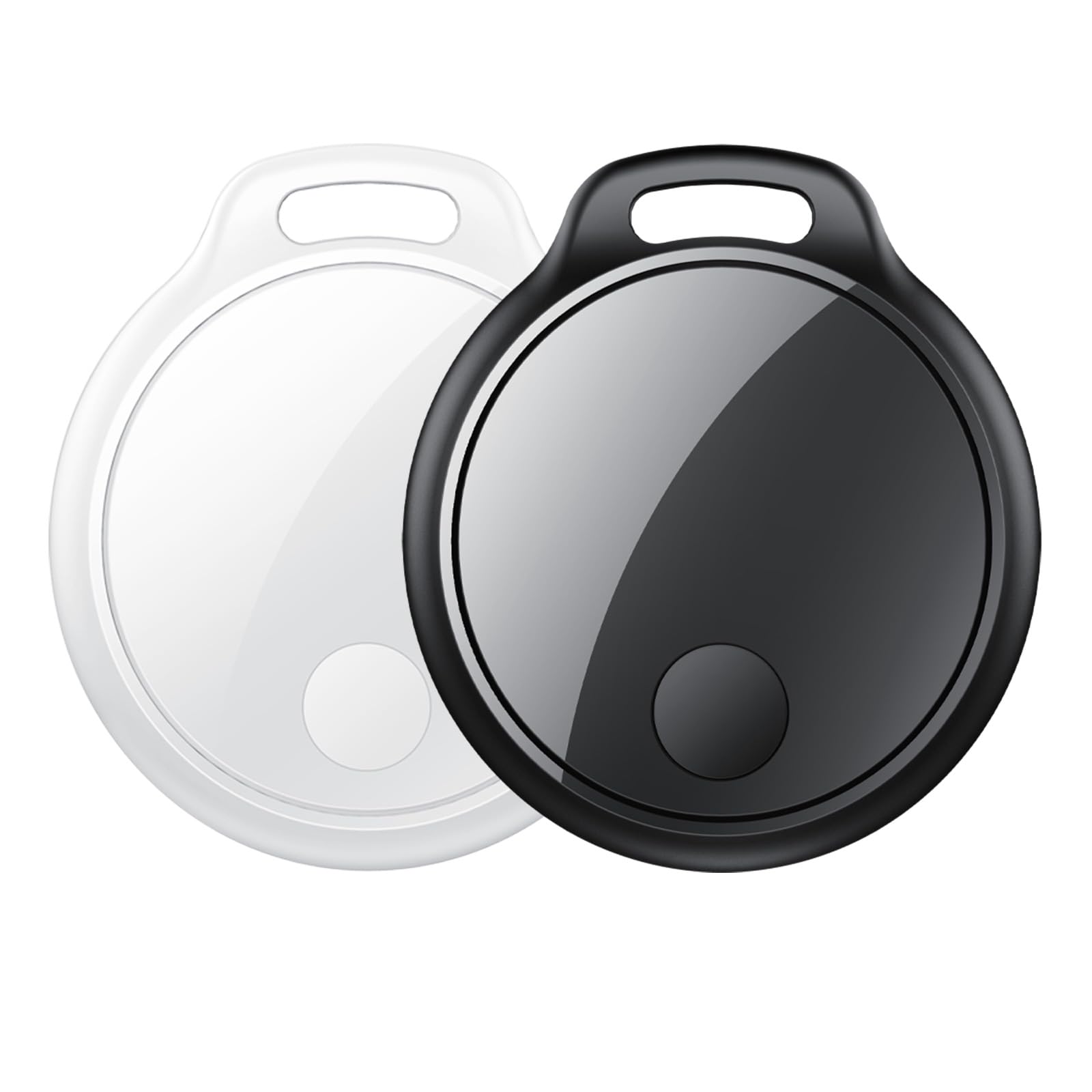 Smart Tracker Tag Item Finder 2Pack, Compatible with Apple Find My APP (iOS Only), IP67 Waterproof, Replaceable Battery, Suitable for Luggage, Bags, Black and White-image-41
