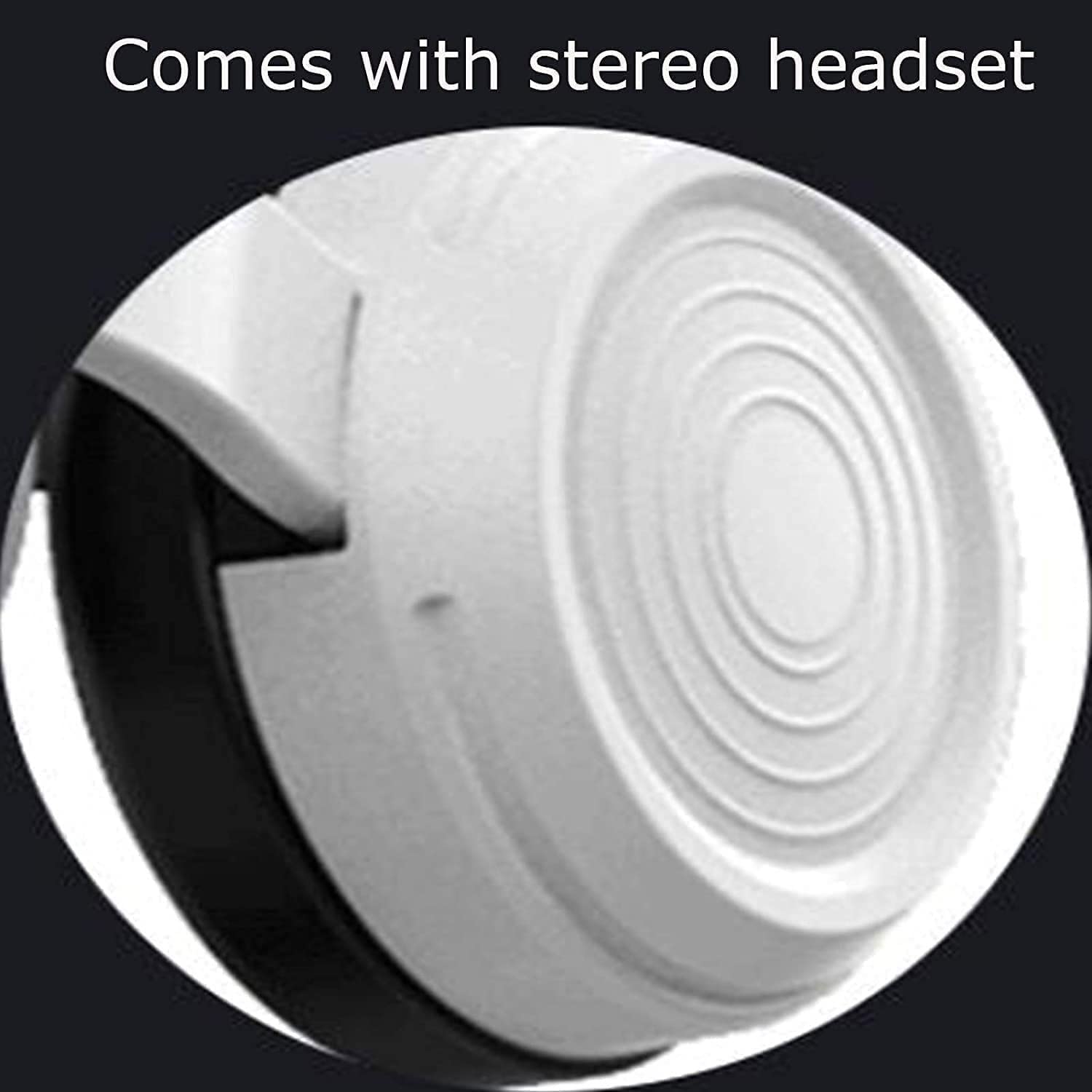 3D-VR-Virtual-Reality-Headset, Brille, VR-Brille für 3D-Filme, Videospiele, VR-Set, All-in-One-VR-Spiele, Headset, integriertes Stereo-Headset, 360°-Videos und immersive Welt der VR (weiß)