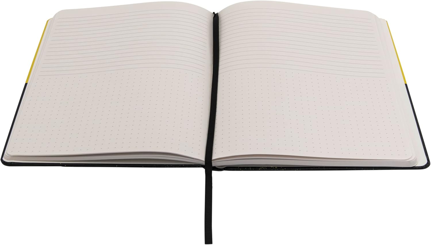 Jumble & Co Chaos & Control A5 Ruled Notebook - Method & Magic - 100% Recycled Paper - Yellow/Black