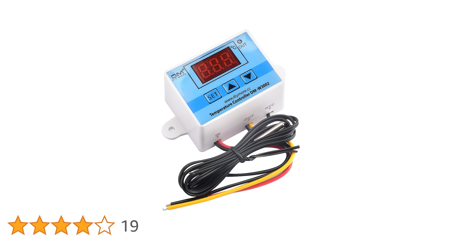 Amazon.co.jp: サムコス 温度コントローラー デジタルサーモスタット 1