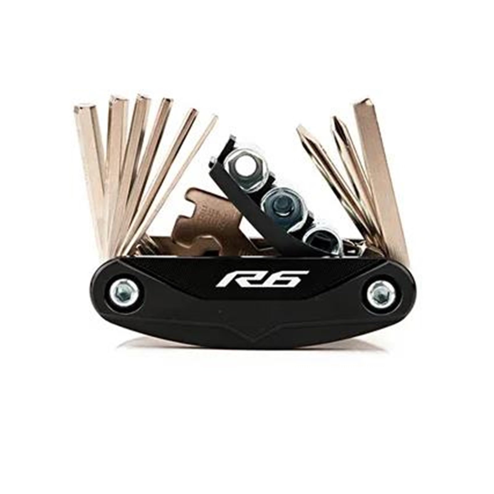 Screwdriver Wrench Screwdriver Set for YZFR3 YZFR1 YZFR6 YZF R25 YZF R1 R3 R6 R7 R125 R15(Black)