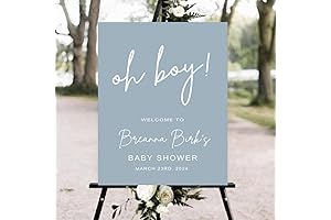 Baby Shower Sign, Welcome Sign Baby Shower, Oh Boy Baby Shower Welcome Sign