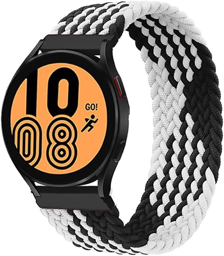 Correa de reloj de 0.787 pulgadas, trenzada Solo Loop compatible con Samsung Galaxy Watch 55 Pro44 Classic, 0.866 pulgadas para Samsung Galaxy Watch