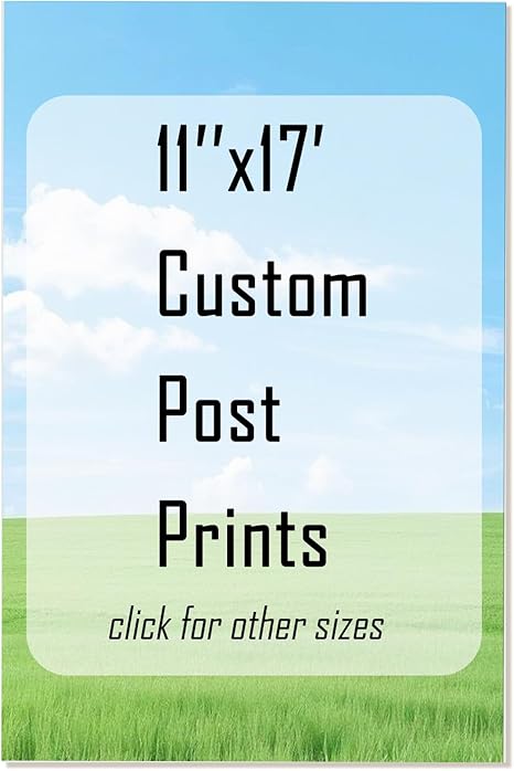 GZZFXXD Personalized Custom 11''x17'' Canvas Prints with Your Photo/your Image Large Wallart Wall Decor for Bedroom Dining room Living room Children's room(Unframed)