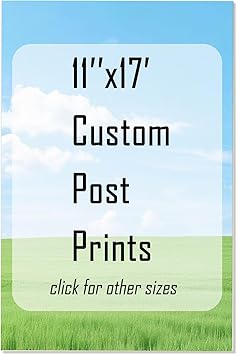 GZZFXXD Personalized Custom 11''x17'' Canvas Prints with Your Photo/your Image Large Wallart Wall Decor for Bedroom Dining room Living room Children's room(Unframed)