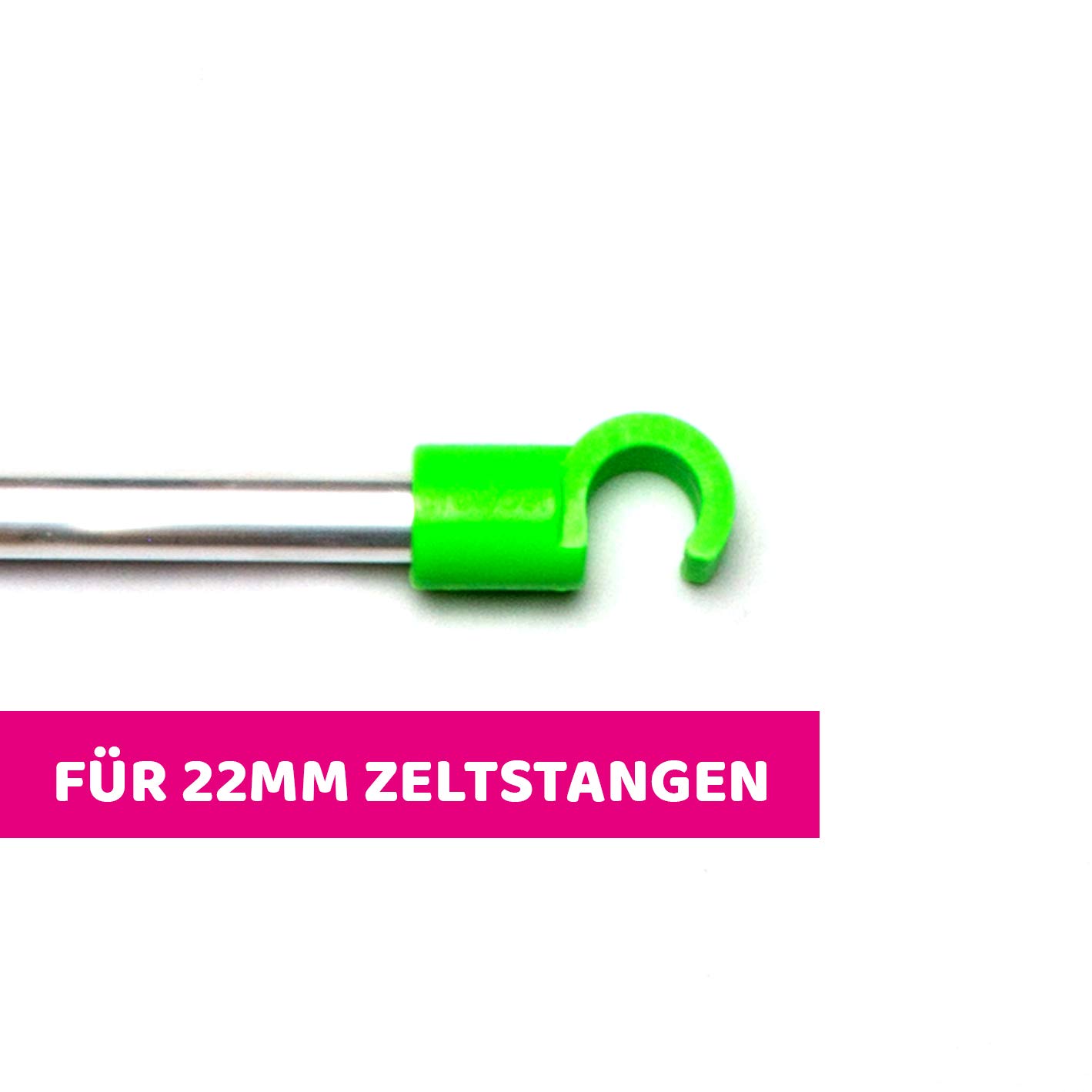 Space-Booster Stabilisierungsstangen Fixture Poles 120×120 cm Ø22 mm Grün