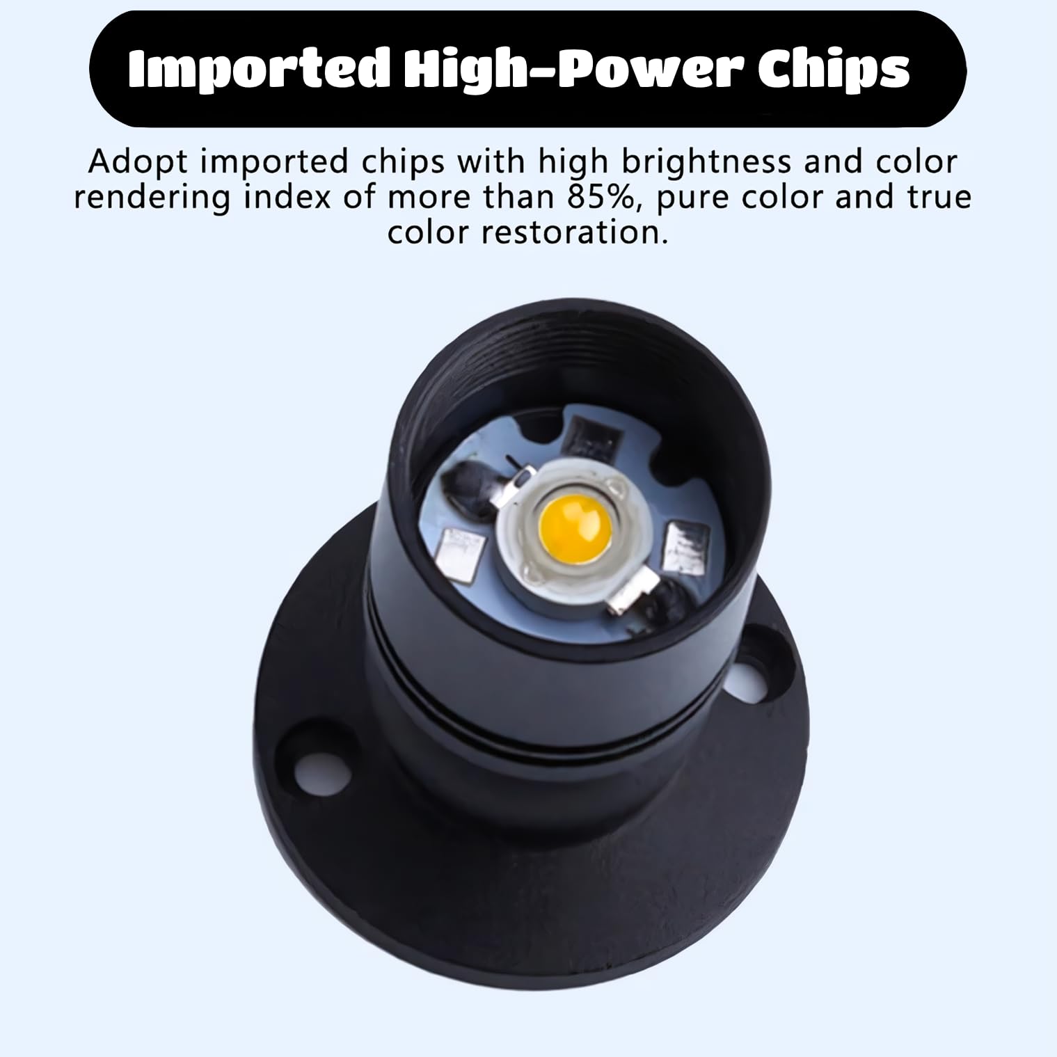 Audor Lot De 5 Mini Spots LED Encastrables 3 W COB - Spot De Plafond LED Encastrable - En Aluminium - Pour Armoire à Vin, Armoire, Cuisine, Salon - Blanc Chaud