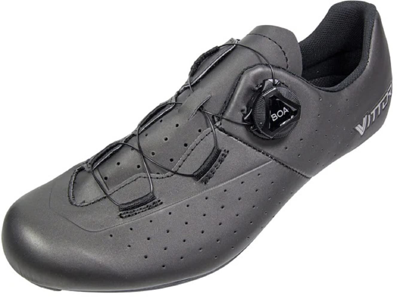 Vittoria Alise Performance Road Cycling Shoes - Black, Size 4.5