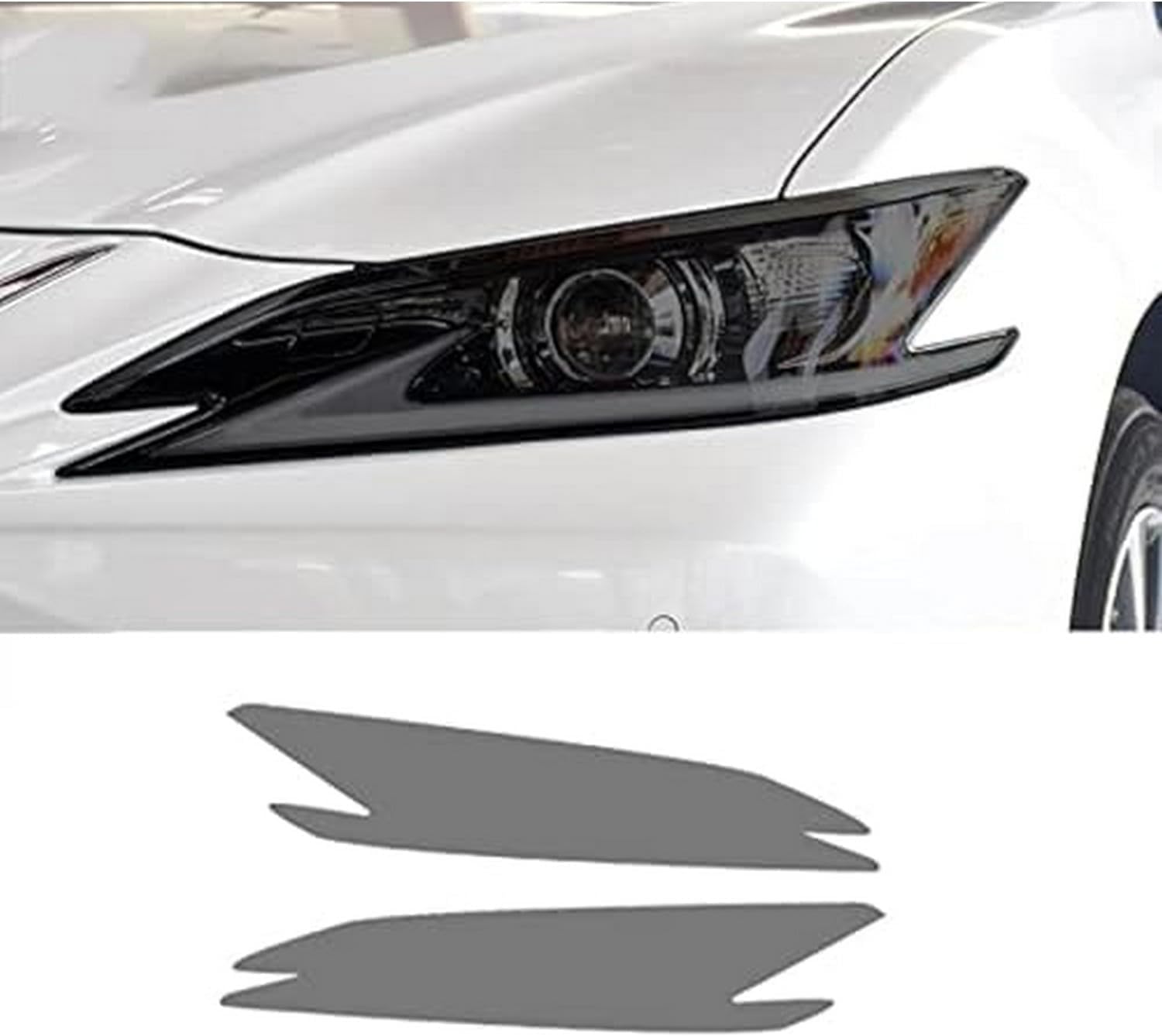 SamLng Car Front Light Film for Lexus XZ10 2018 2019 2020 Car Headlight Protective Film Front Light Transparent Blackened TPU Sticker Car Headlight Protective Film