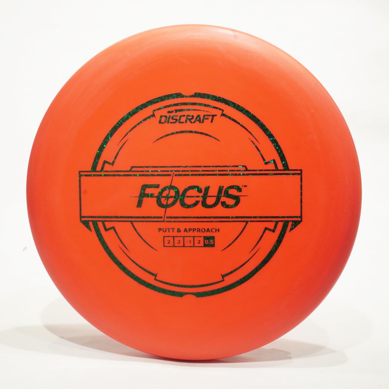 Discraft Putter Line Focus Disc Golf Putter & Approach Disc, Pick Color/Weight [Stamp & Exact Color May Vary] Pink 173-174 Grams